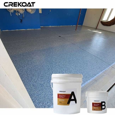 Hybride systemen Flak Epoxy Garage vloer Ombining Epoxy met metalen vlokken