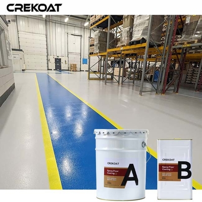 Industriële epoxyvloercoating bestand tegen vorkheftruckverkeer zwaar materieel