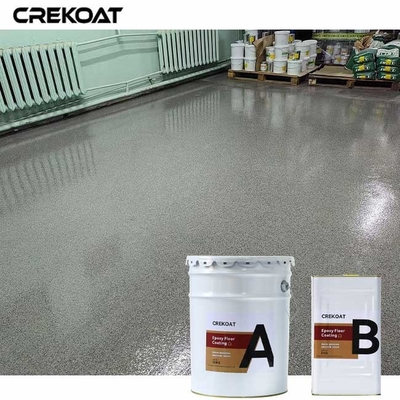 Standaard epoxyvloercoating kan antisslipaggregaten bevatten
