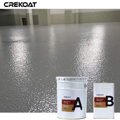 Epoxy vloercoating voor commerciële keuken naadloze overgang tussen vloer en muur