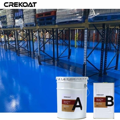 Hoogglanzende epoxyvloercoating geeft een strak spiegelachtig uiterlijk
