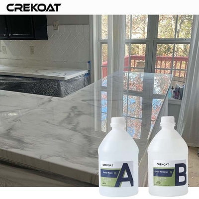 Doorzichtige epoxyhars voor het maken van op maat gemaakte tabletten en bureaubladen