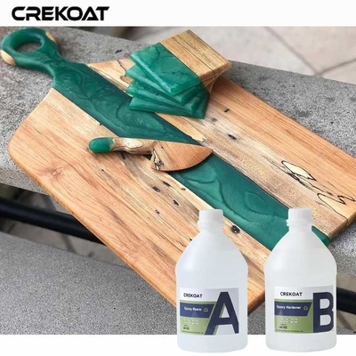 Duidelijke epoxyhars voor hout, met een lage geelheid, om de helderheid te behouden