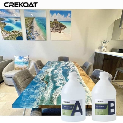 Vinnige verharding zelfnivellerende balk top epoxy voor een kristalhelder hoogglanzend afwerking