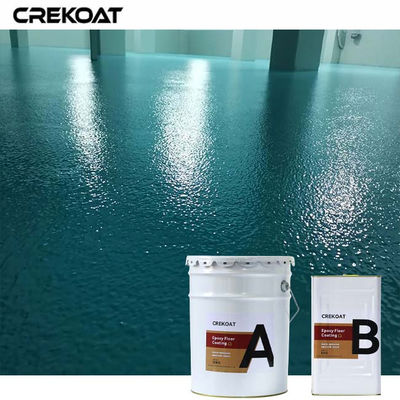 Self Leveling Waterproof Epoxy Floor Coating with 5:1 Mix Ratio and 12 Months Shelf Life