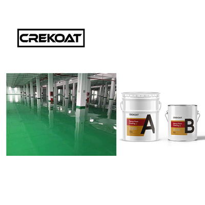 Naadloos glanzend industriële epoxy vloercoating roller toegepast hoge impact