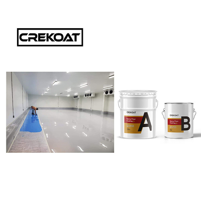 Topcoat oplosmiddelvrij industriële epoxy vloercoating slijtage zelfnivellering