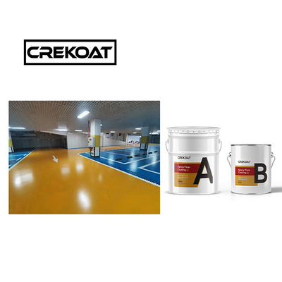 Hoogglanzend, helder industriële epoxy vloercoating Glanzend, chemisch bestand