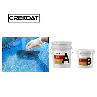 Afbreekbare transparante vloercoating van epoxyhars 3D metalen zonder scheuren MSDS