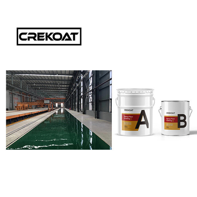 3 mm watergebaseerde industriële epoxy vloercoating spray TDS voor zware machines