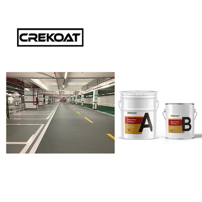 Glanzende epoxy vloerverf 3 mm Spray epoxy topcoat voor gebieden met veel verkeer