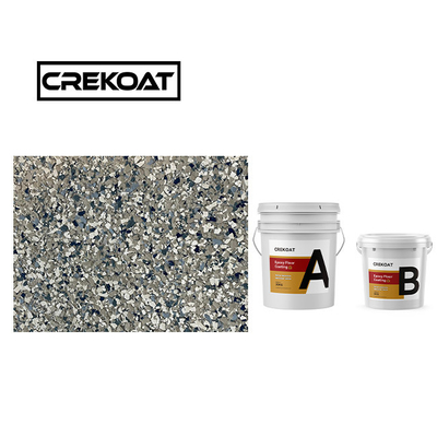 Hardheid Buitenste epoxyvloercoating Adhesie Polyaspartic UV stabiele coating