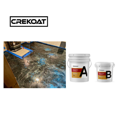 Borstel Twee Pakket Epoxy vloerverf Verharder Chemisch bestand Epoxy verf Glanzend