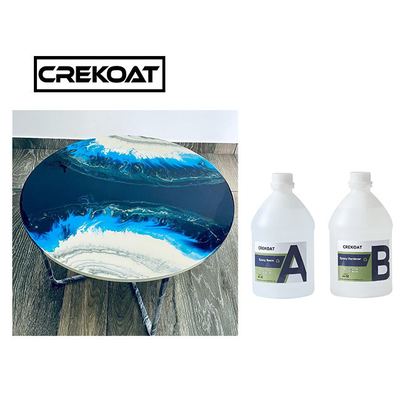 Niet Brandbare 2 Gallon Epoxyhars voor het Gieten de Barbovenkanten van Rivierlijsten het Zelf Ontgassen