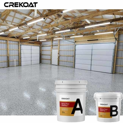 Transparant van de de Deklaaguitzending van de Epoxyharsvloer Decoratief de Vloksysteem op basis van water