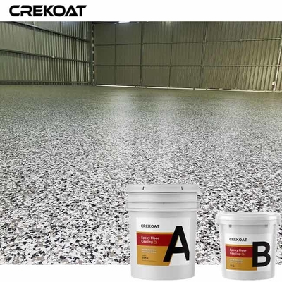 Veilige de Vloerdeklaag van de Vlokken Epoxyhars met Gepaste kleuren en Texturen