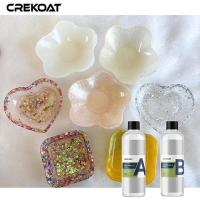 Hoogglanzige kunst vloeibare giethars 2 gallon Verbeterde UV-stabiliteit voor buitenbeelden