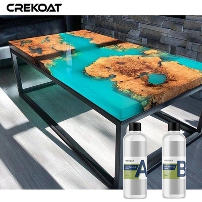 Diep giet helder epoxy hars glas als afwerking niet giftig veilig