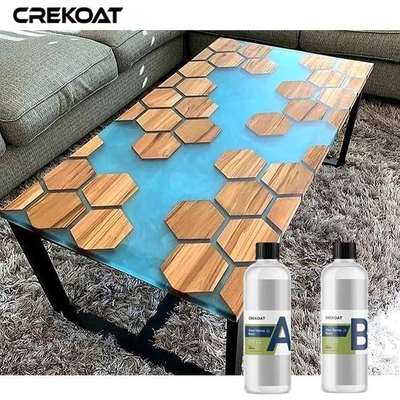 De langdurige Oppervlakten van Crystal Clear Casting Resin For Art And River Tables Wood