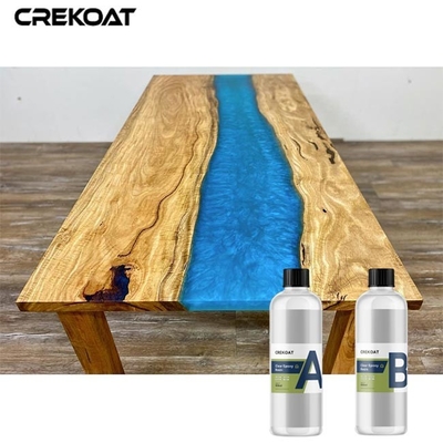 De rivier dient Duidelijke Epoxyhars voor de Houten Kunstwerken van Tafelbladenbars in