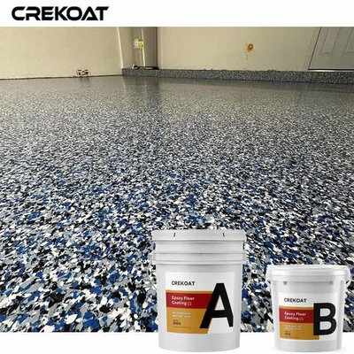 De commerciële Epoxydeklaag van de Vlokvloer in de Garage van de Bureaudetailhandel
