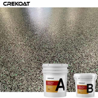 Epoxy de Vlokvloer die van douanepatronen Laag Onderhoud Gemakkelijk schoon te maken met een laag bedekken