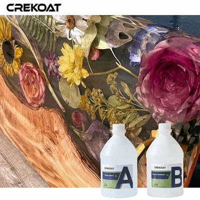 Glanzend helder epoxyhars ideaal voor het behoud van organische elementen zoals bloemen