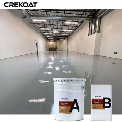 Zelfnivellerende industriële doorzichtige epoxyvloercoating met decoratieve vinylvlokken
