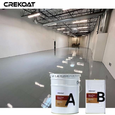 Niet-geleidende industriële epoxyvloercoating met kwarts of vlokken voor toegevoegde textuur