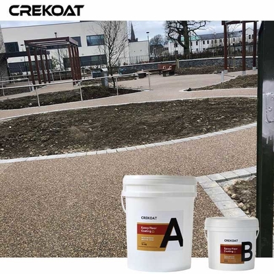 Niet-vergeelende kiezelsteen epoxy superieur voor duurzaamheid in gebieden met veel verkeer