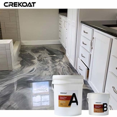 Milieuvriendelijke metalen epoxyvloercoating Snelle verhardingstijd voor snellere installatie
