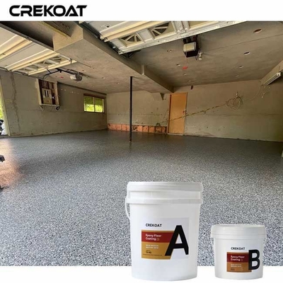 Textuur Epoxieflakvloercoating in verschillende diktes voor verschillende behoeften