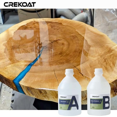 Kristalhelder tafelblad met epoxyhars tegen vergeling voor duurzame schoonheid